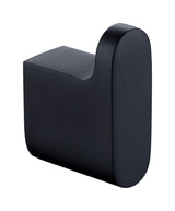 Luxurious 4-Piece Brass Matte Black Bathroom Hardware Set: Towel Bar, Towel Ring, Toilet Paper Holder, Robe Hook, and Tower Holder - Wall Mounted