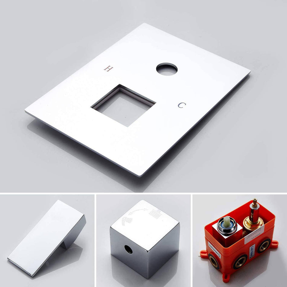 two or three way rough in valve with trim