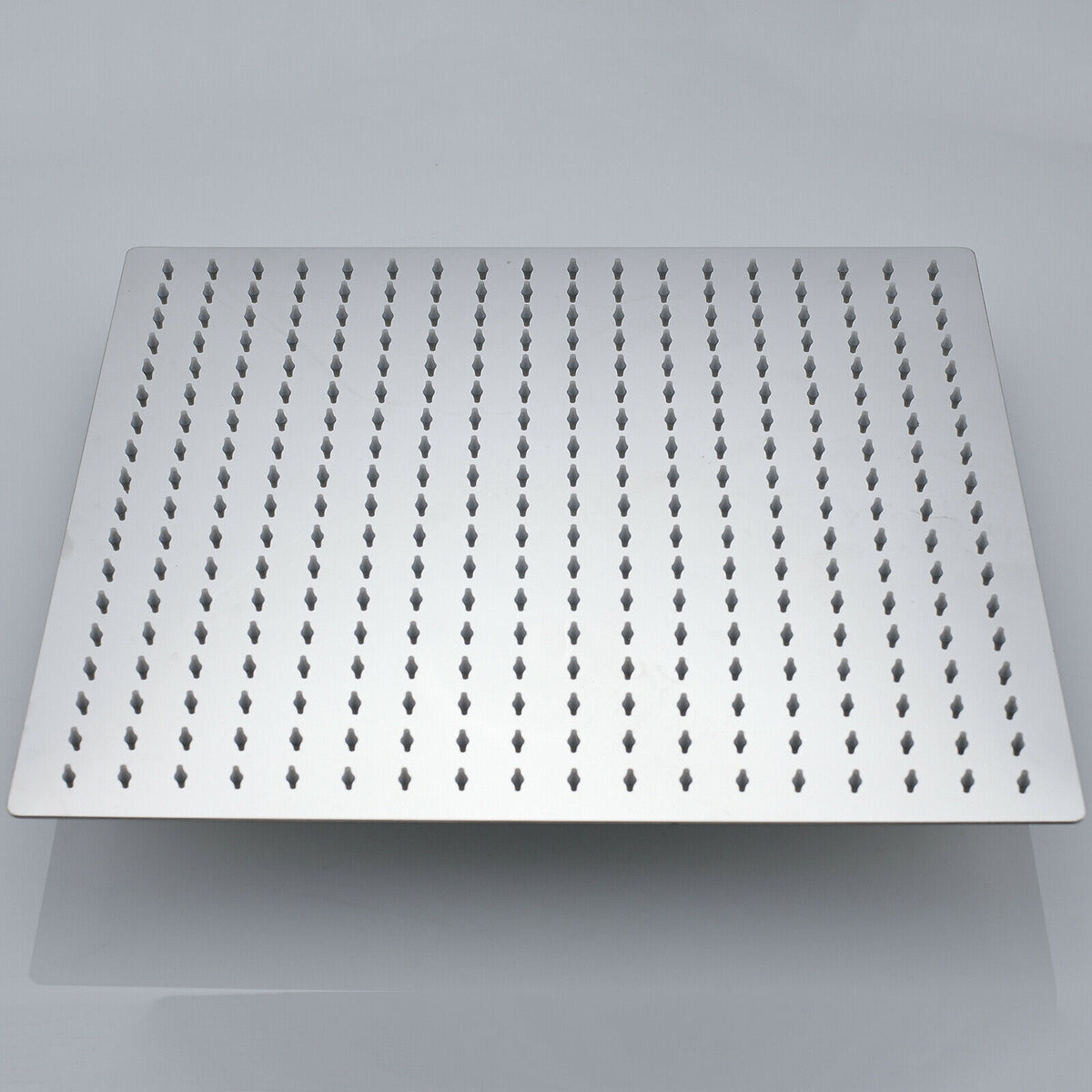 Chrome Stainless Steel Rainfall Shower Head: Choose from 12-inch or 16-inch Sizes for a Refreshing and Invigorating Experience - wonderland shower inc