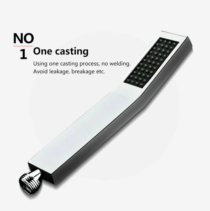 20inch 3 LED colors Ceiling Mounted Chrome Rainfall Shower Faucet with Hand Shower Mixer Tap - wonderland shower inc