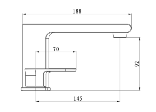Brushed Gold Waterfall Bathroom Sink Faucet: Two Handles, 3-Hole Design, and Pop-Up Overflow Brass Drain - wonderland shower inc